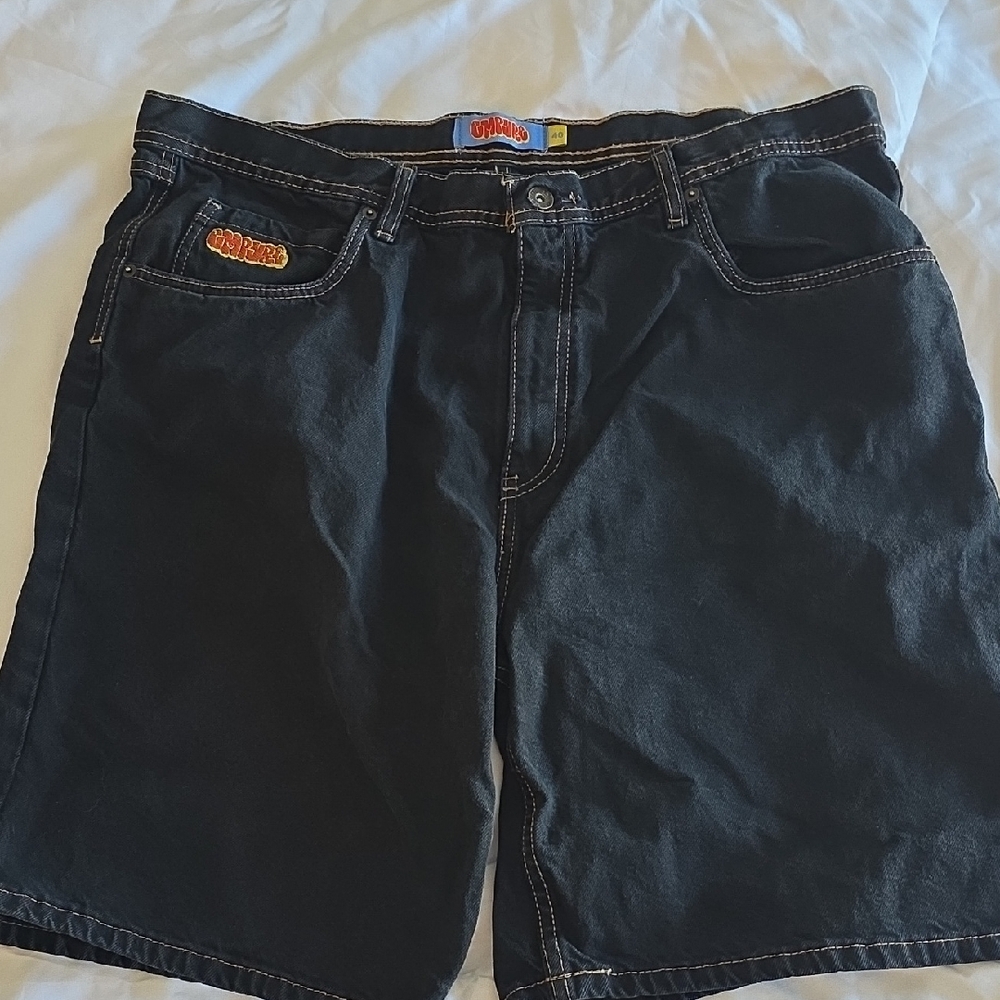 Empyre Black Denim Shorts